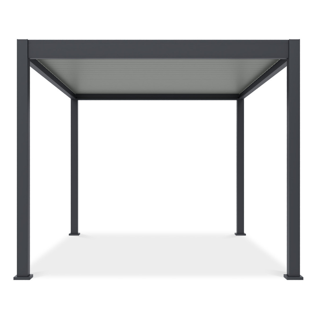 Pergola ogrodowa na taras ELEGANCE 3x4 Anthracite/Light Grey - Gutroof