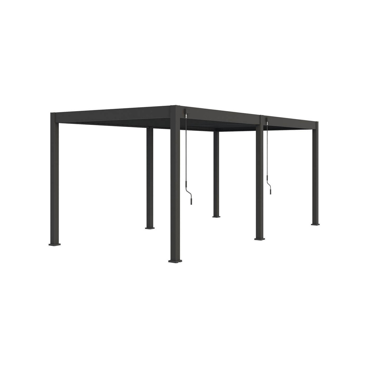 Bok wodoodpornej pergoli elegance 3x6 anthracite