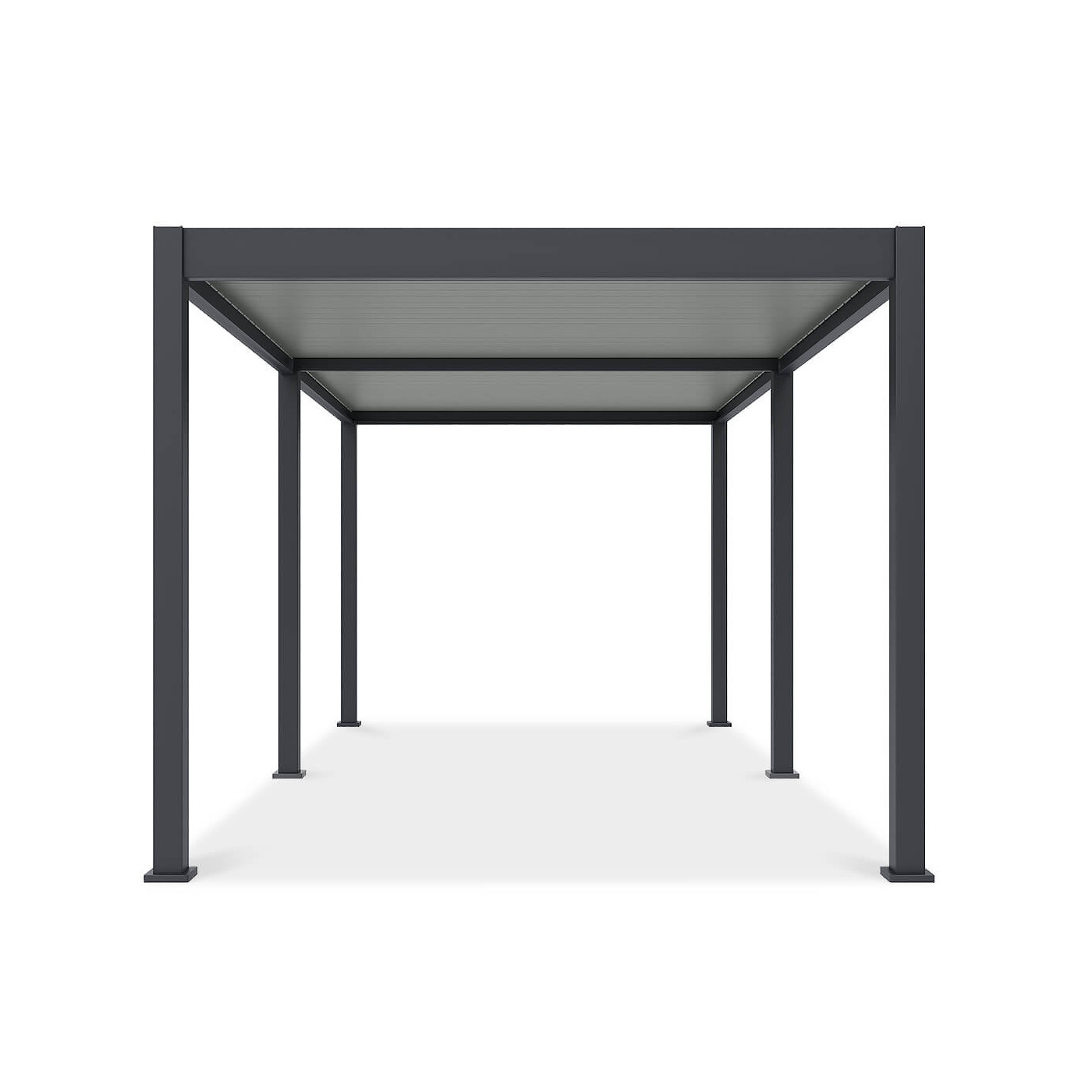 Bok pergoli ogrodowej ELEGANCE 3x6 Anthracite/Light grey