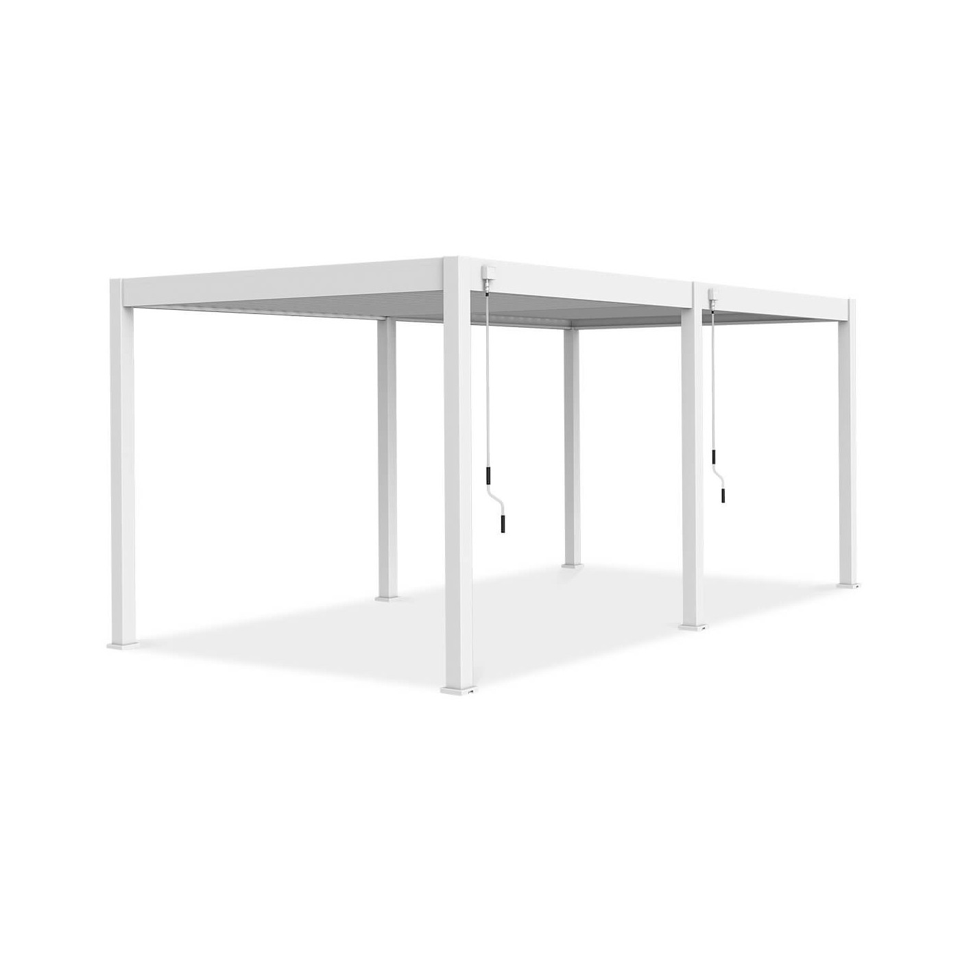 bok  pregoli ogrodowej ELEGANCE 3x6 White