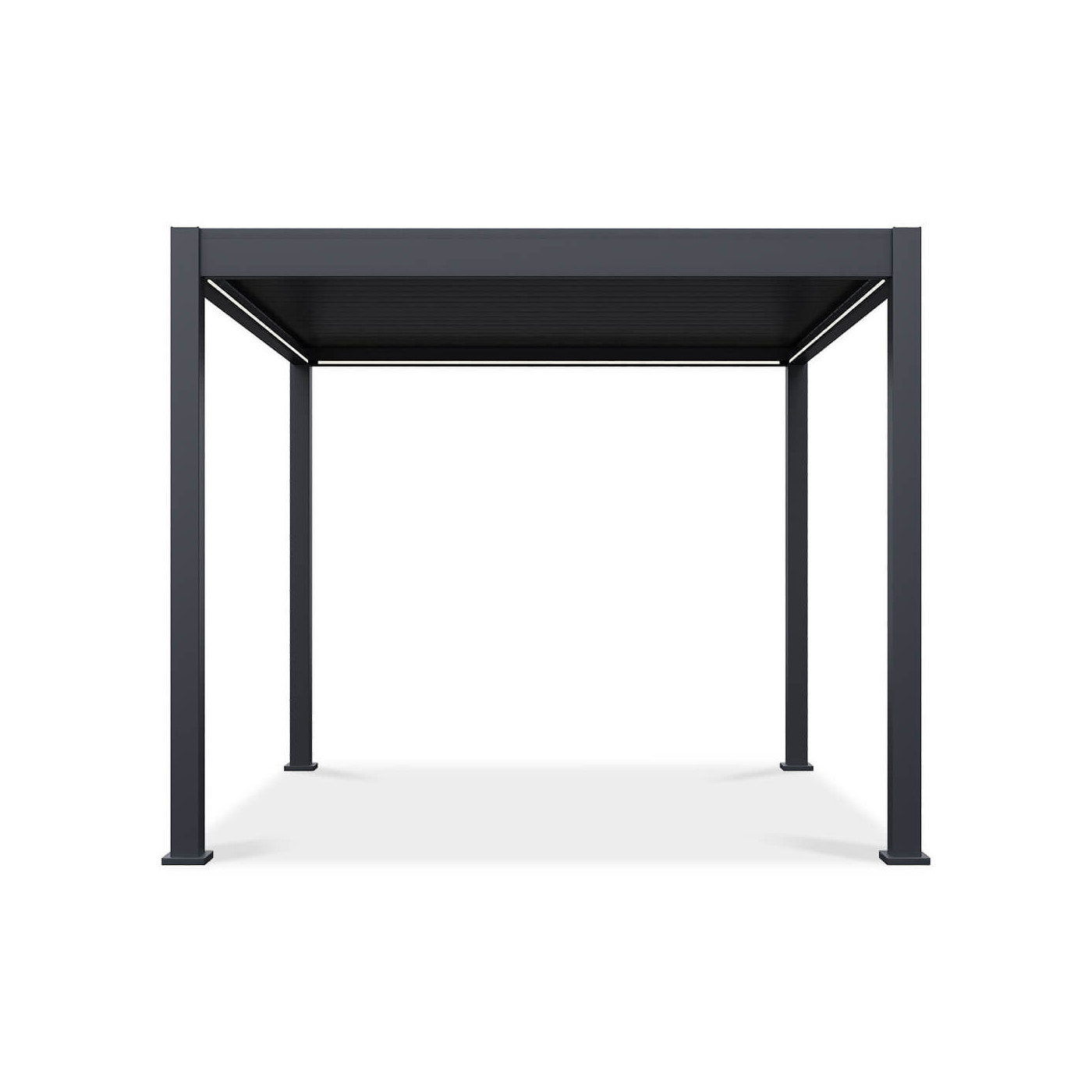 Pergola tarasowa automatyczna ELEGANCE AUTOMATIC 3x3 Anthracite - Gutroof