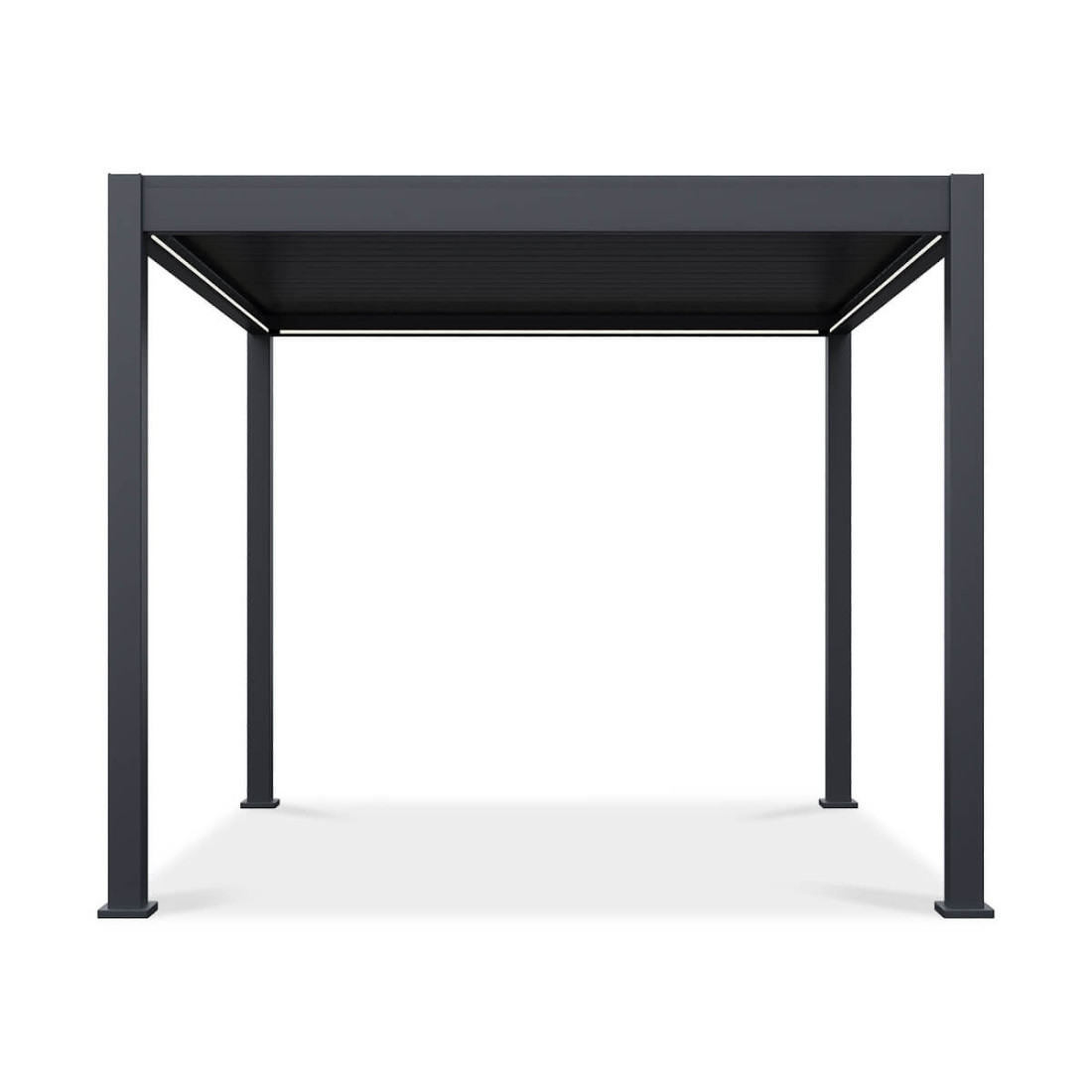 Pergola tarasowa automatyczna ELEGANCE AUTOMATIC 3x3 Anthracite - Gutroof