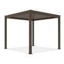 Pergola tarasowa automatyczna z oświetleniem ELEGANCE AUTOMATIC 3x3 Taupe - Gutroof