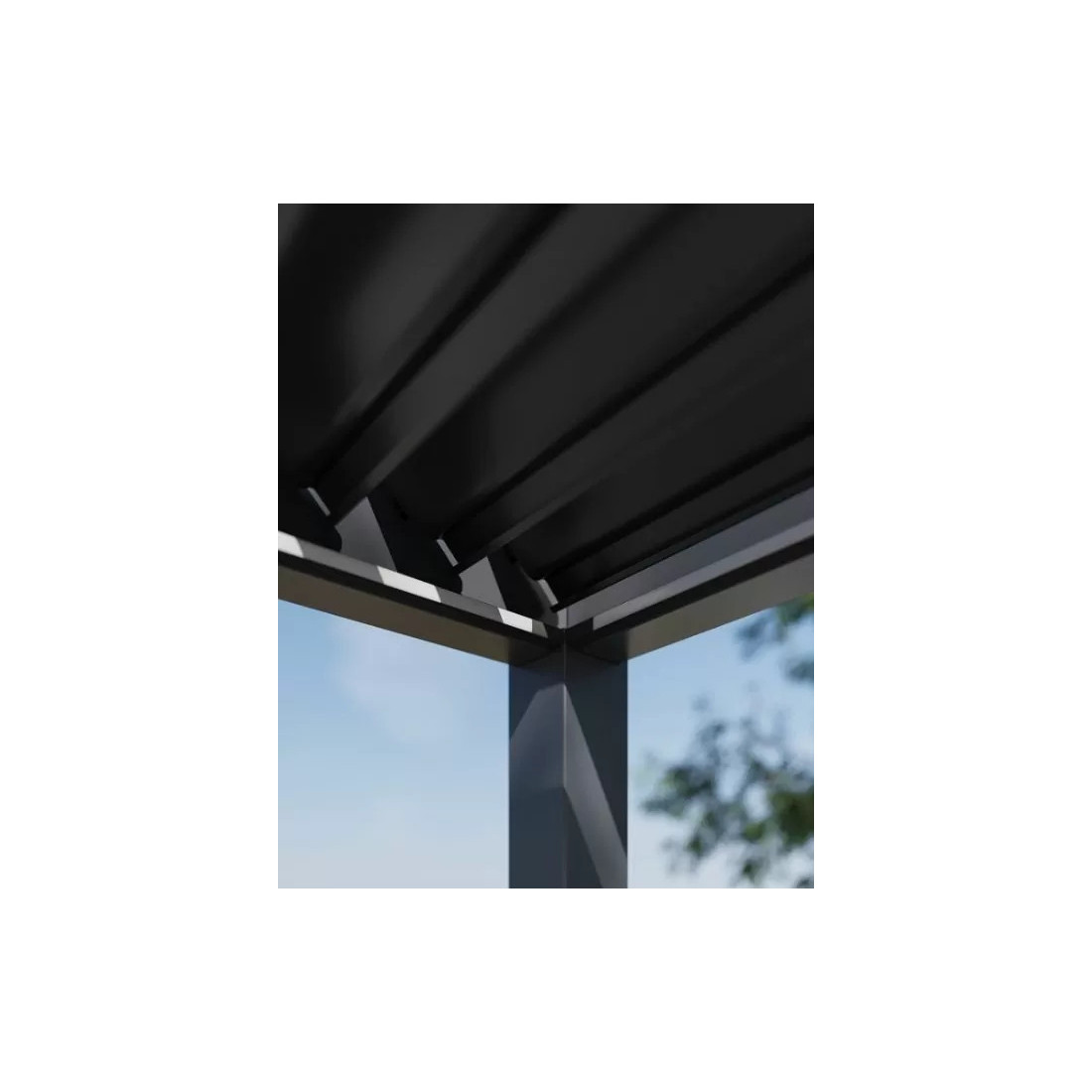 Oświetlenie Led w pergoli Elegance Atomatic 3x3 Taupe od Gutroof