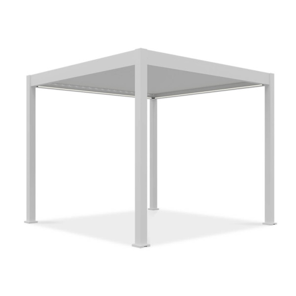 Pergola tarasowa automatyczna z oświetleniem ELEGANCE AUTOMATIC 3x3 White - Gutroof