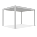 Bok pergoli automatycznej ELEGANCE AUTOMATIC 3x4 z oświetleniem LED White - Gutroof