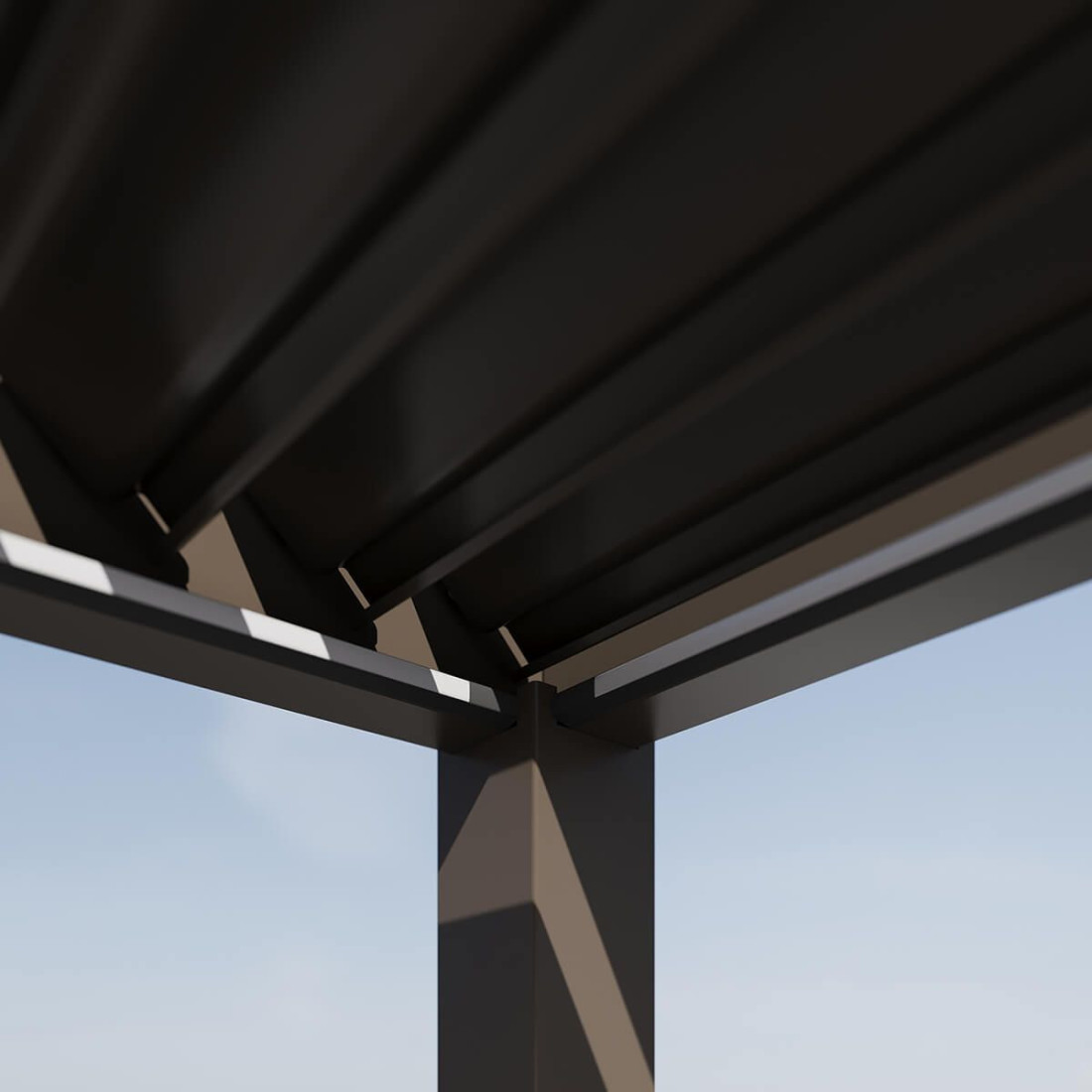 Oświetlenie LED pergola ELEGANCE AUTOMATIC 3x6 Gutroof