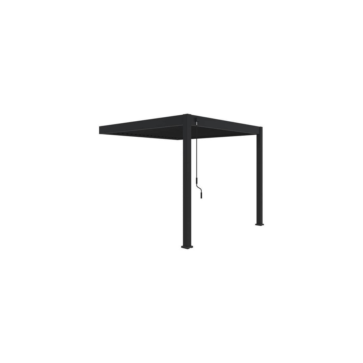 Przyścienna pergola ELEGANCE WALL 3x3 Anthracite - Gutroof