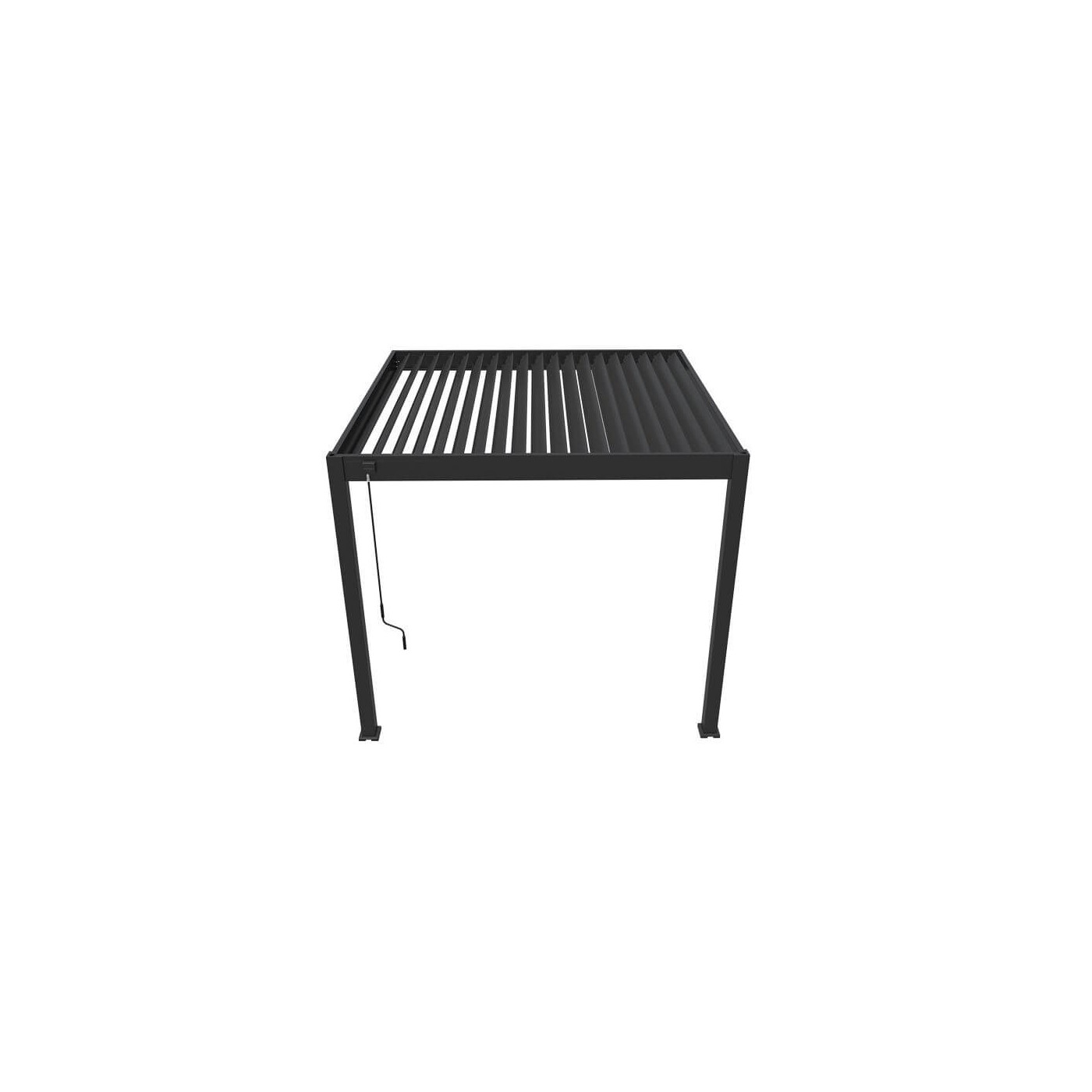 Widok z góry pergoli przyściennej ELEGANCE WALL 3x3 od Gutroof