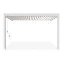 Przyścienna pergola ELEGANCE WALL 3x4 White - Gutroof