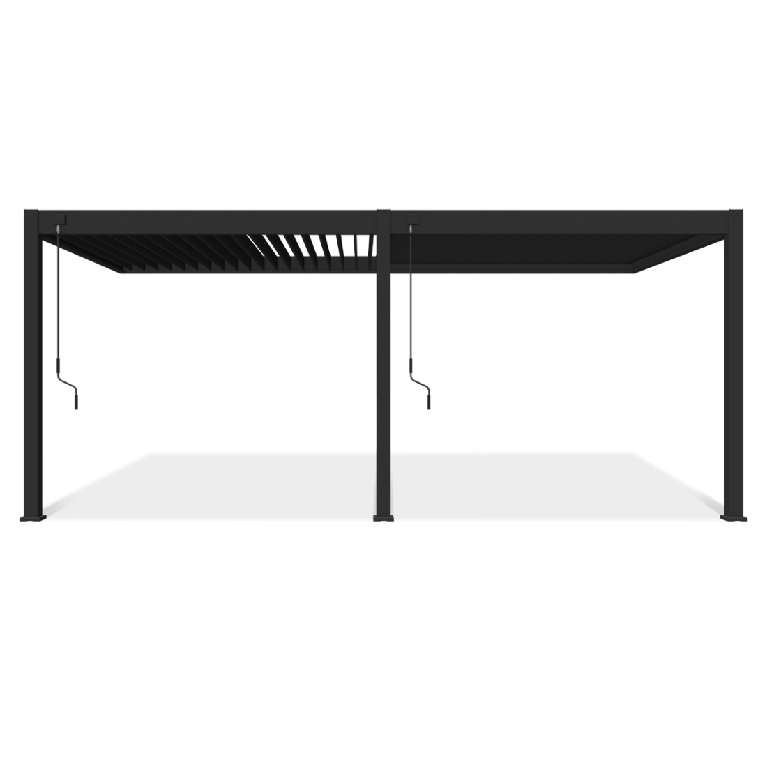 Pergola ELEGANCE WALL w rozmiarze 3x6 w kolorze antracytowym