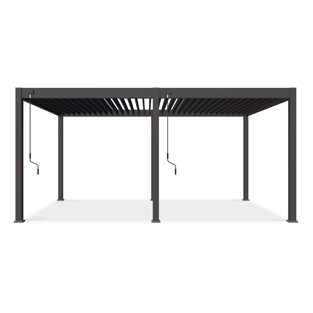 Front pergoli tarasowej DELUXE 3,6x5,3 Anthracite