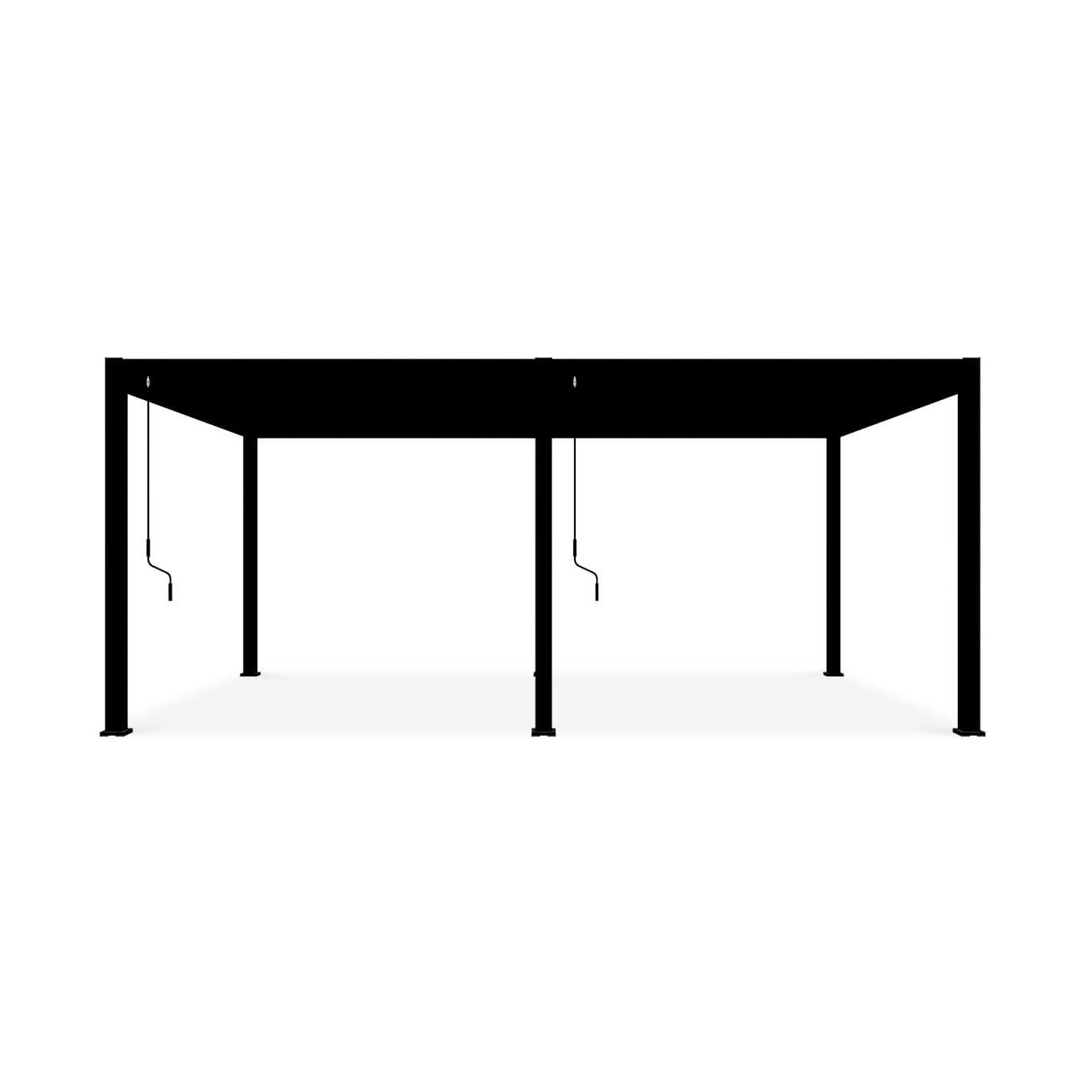 przód pergoli deluxe 3.6x6