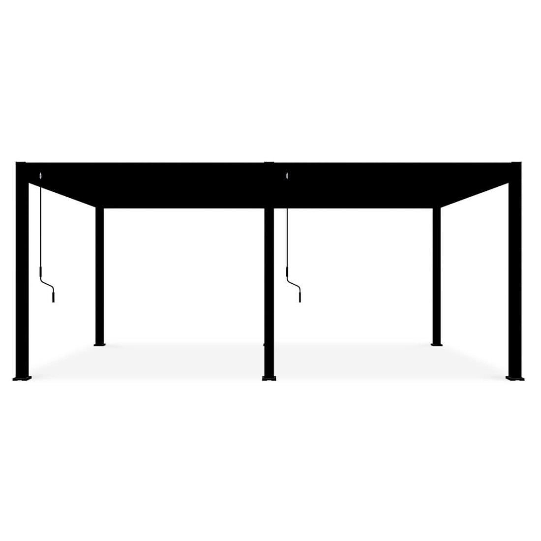 przód pergoli deluxe 3.6x6