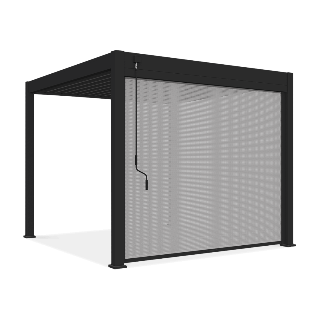 Roleta opuszczana do pergoli ELEGANCE/DELUXE/FUSION 3 m Anthracite - Gutroof