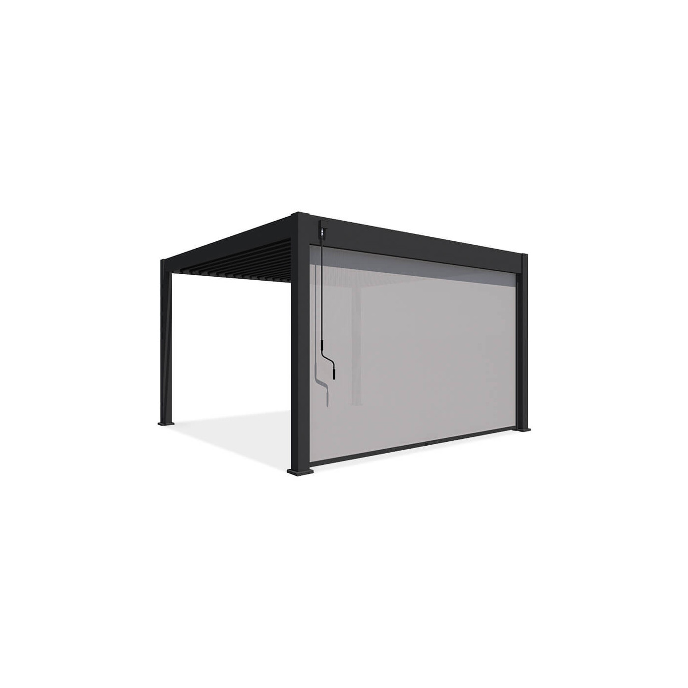 Roleta opuszczana do pergoli ELEGANCE/DELUXE/FUSION 4 m Anthracite - Gutroof