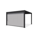 Pergola z roletą opuszczaną 4m kolor antracyt Gutroof