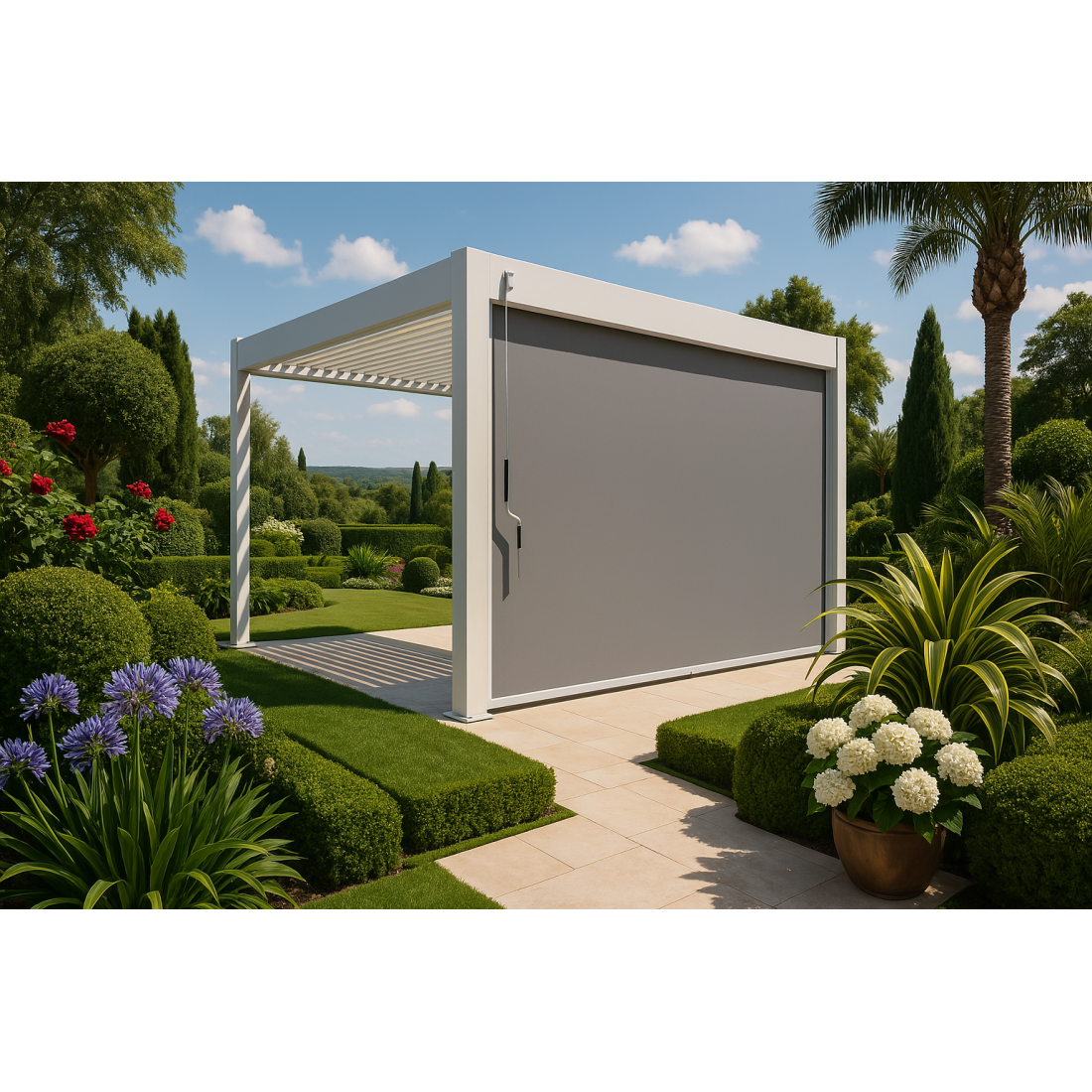 Aranżacja pergoli w ogrodzie