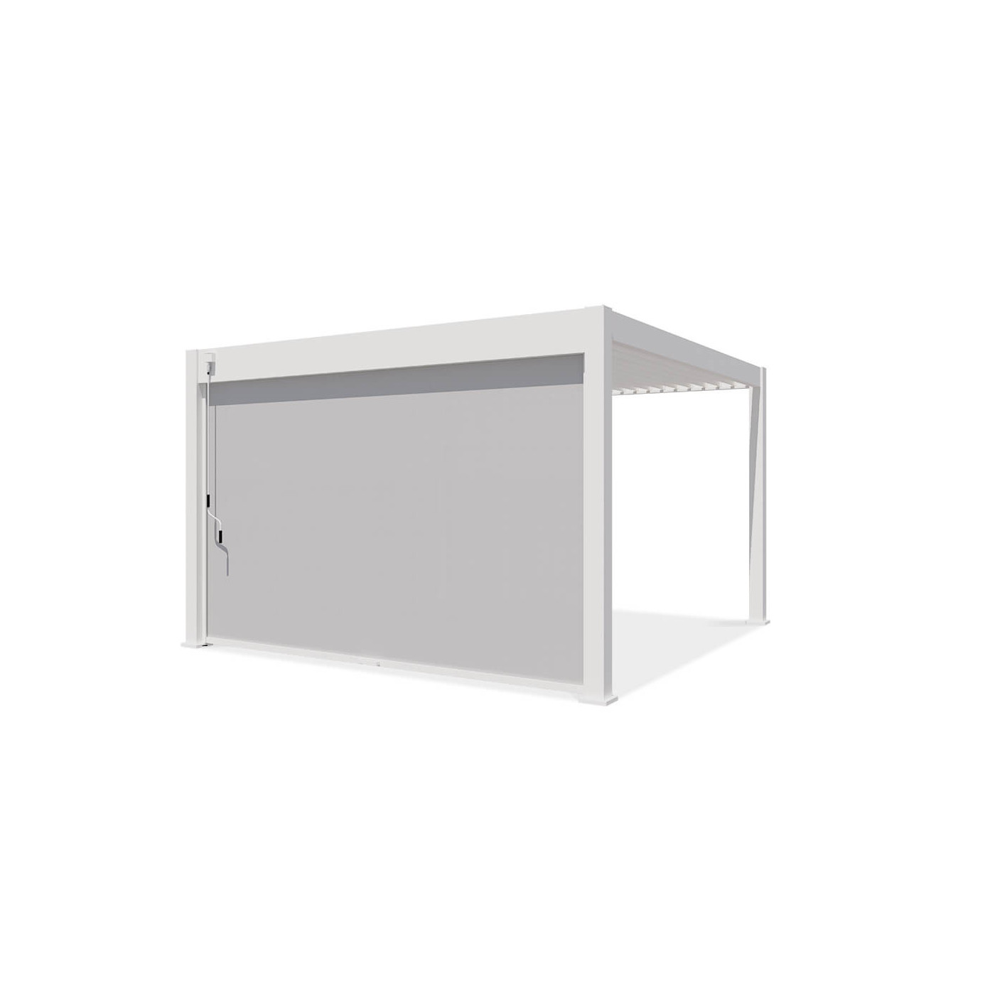 Roleta przeznaczona do pergol białych elegance,deluxe,fusion o szerokości 4m  