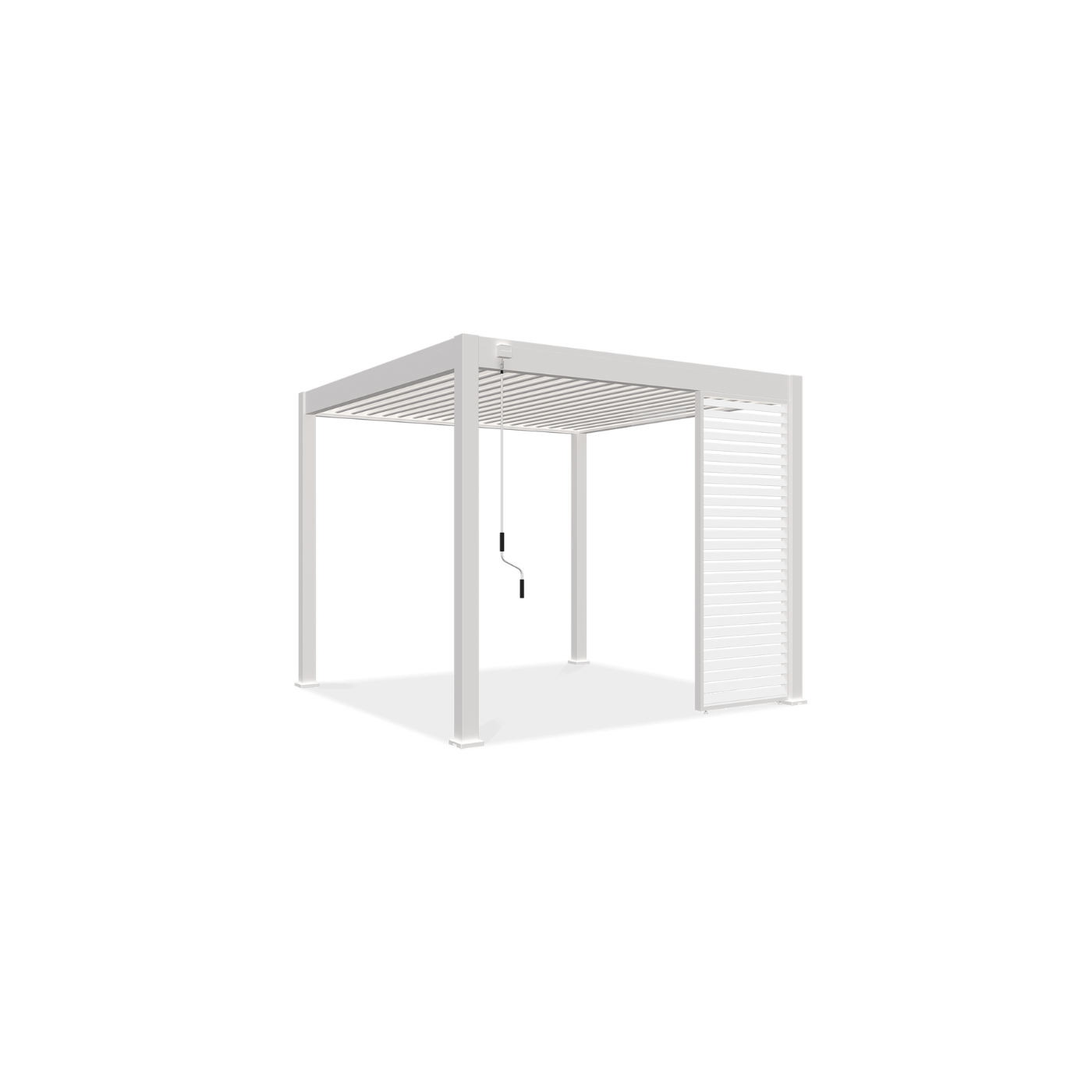 Panel żaluzjowy poziomy do pergoli ELEGANCE/DELUXE/FUSION 1 m White - Gutroof