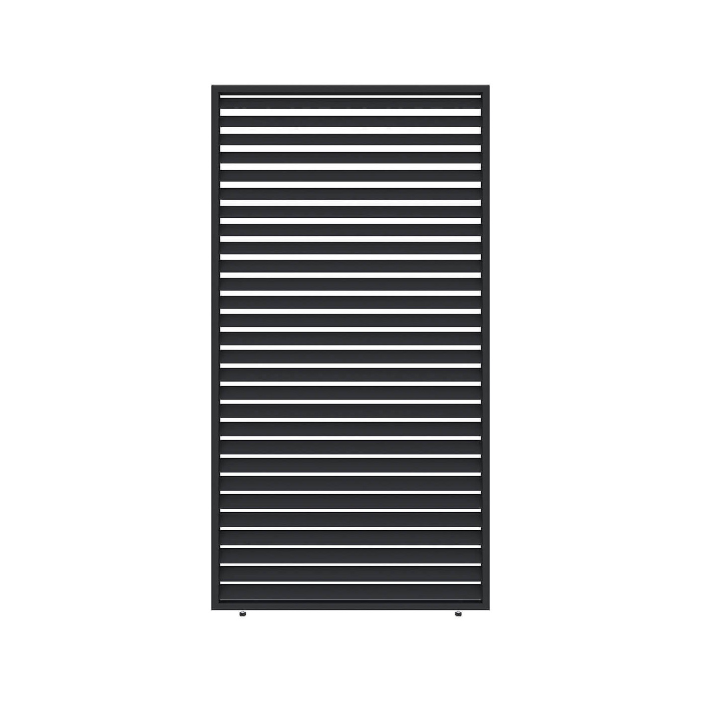 Pojedynczy antracytowy panel żaluzjowy do pergoli Gutroof