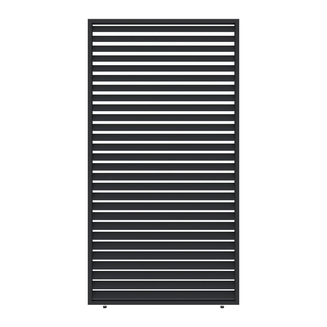 Pojedynczy antracytowy panel żaluzjowy do pergoli Gutroof