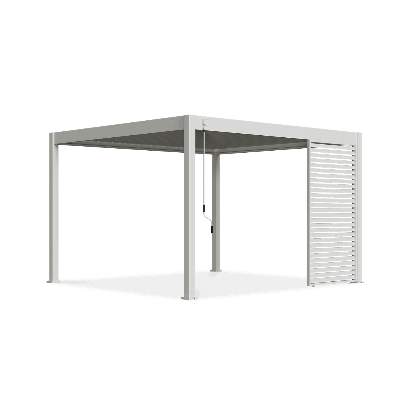 Panel żaluzjowy poziomy do pergoli ELEGANCE/DELUXE/FUSION 1.3 m White - Gutroof