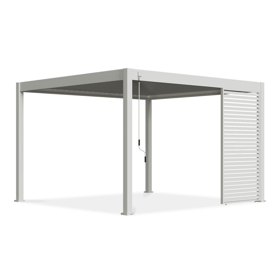 Panel żaluzjowy poziomy do pergoli ELEGANCE/DELUXE/FUSION 1.3 m White - Gutroof