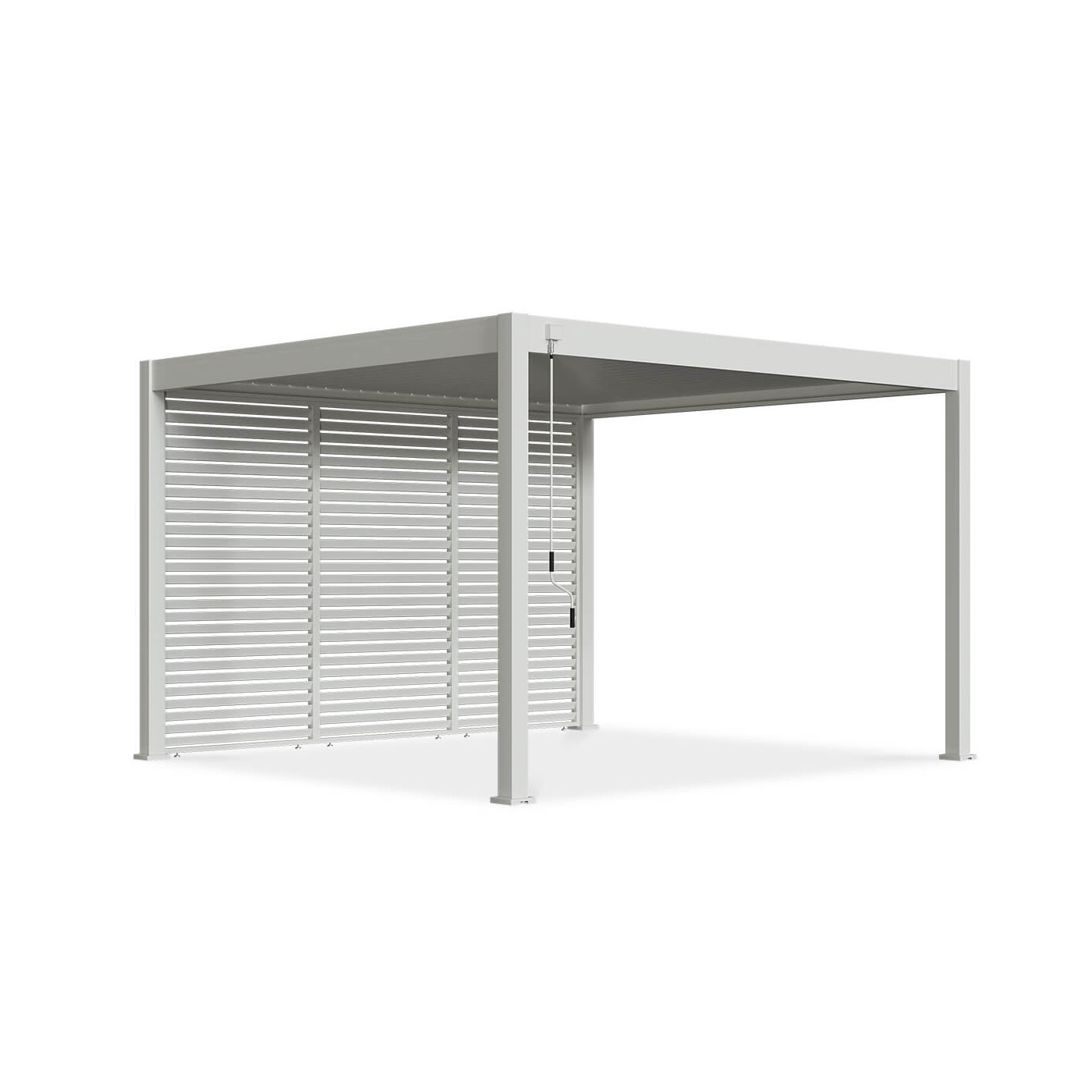 Panele żaluzjowe poziome do pergoli ELEGANCE/DELUXE/FUSION 1.3 m White - Gutroof