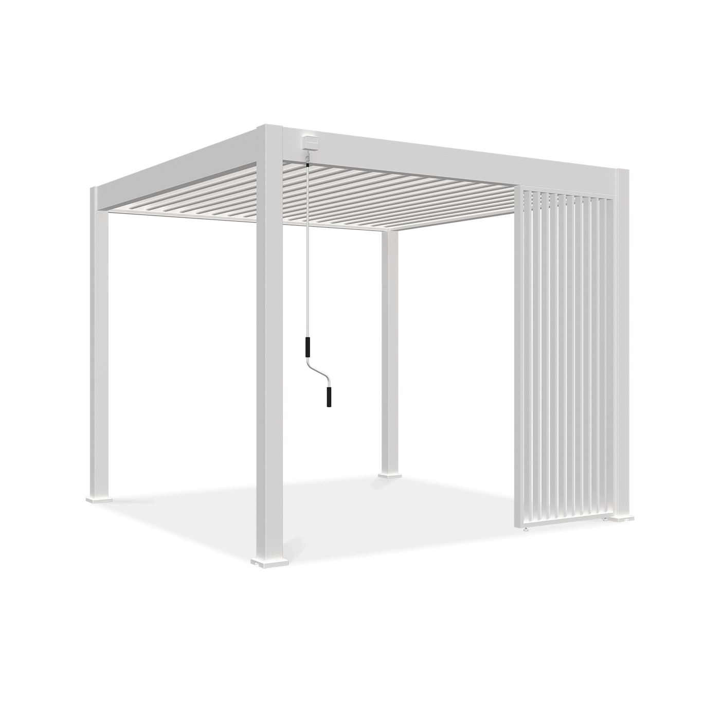 Panel żaluzjowy pionowy do pergoli ELEGANCE/DELUXE/FUSION 1 m White - Gutroof