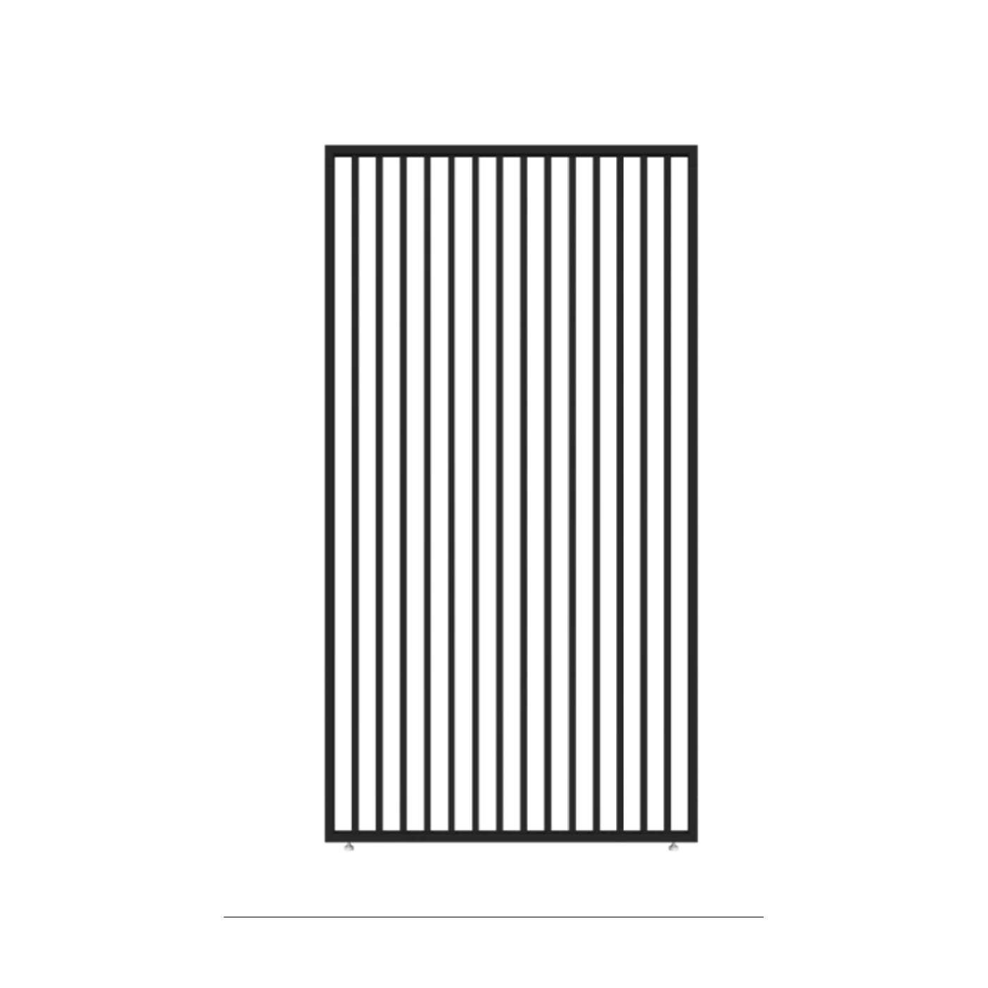 Zbliżenie na panel żaluzjowy pionowy do pergoli ELEGANCE/DELUXE/FUSION 1.3 m Anthracite - Gutroof