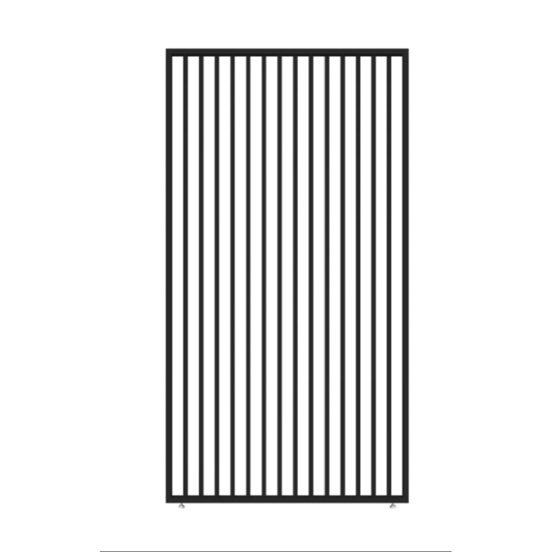 Zbliżenie na panel żaluzjowy pionowy do pergoli ELEGANCE/DELUXE/FUSION 1.3 m Anthracite - Gutroof