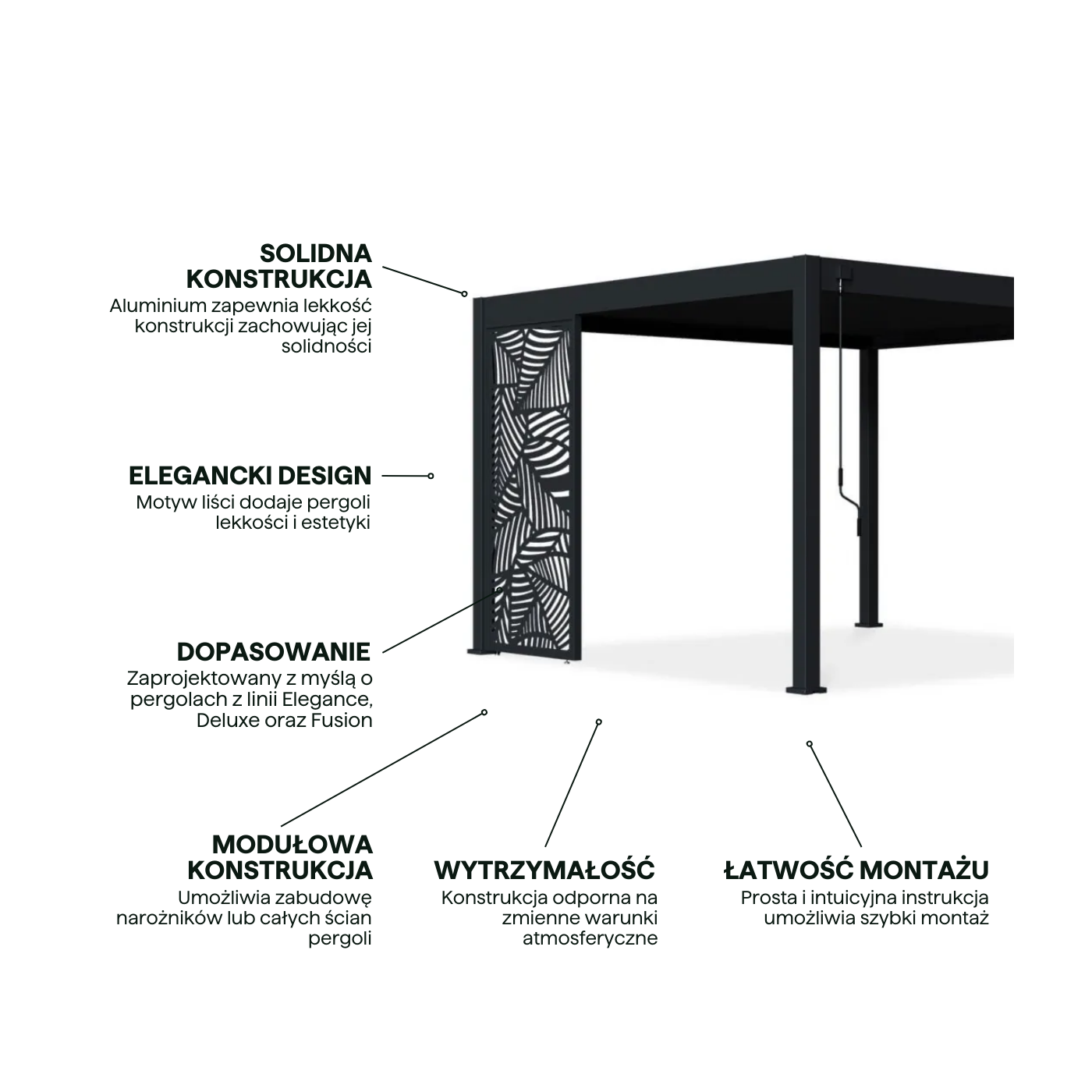 cechy - panel dekoracyjny o szerokości 100 cm