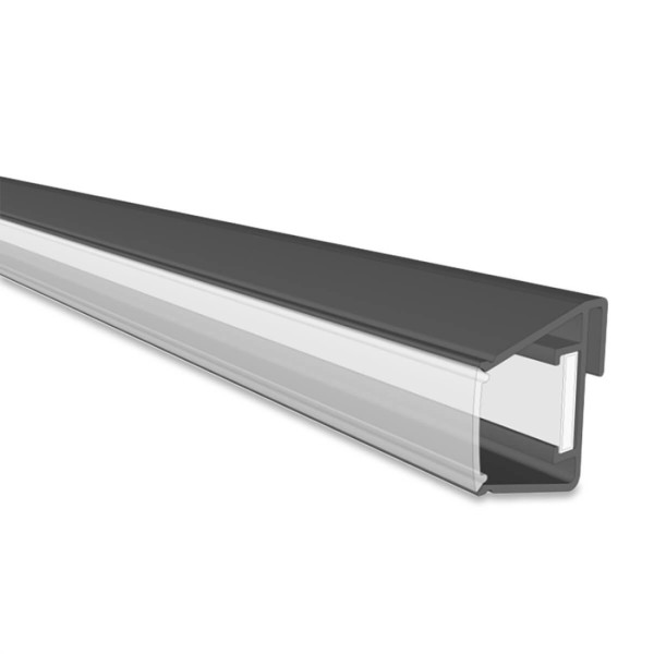 Aluminiowa listwa mocująca oraz dyfuzor do oświetlenia LED