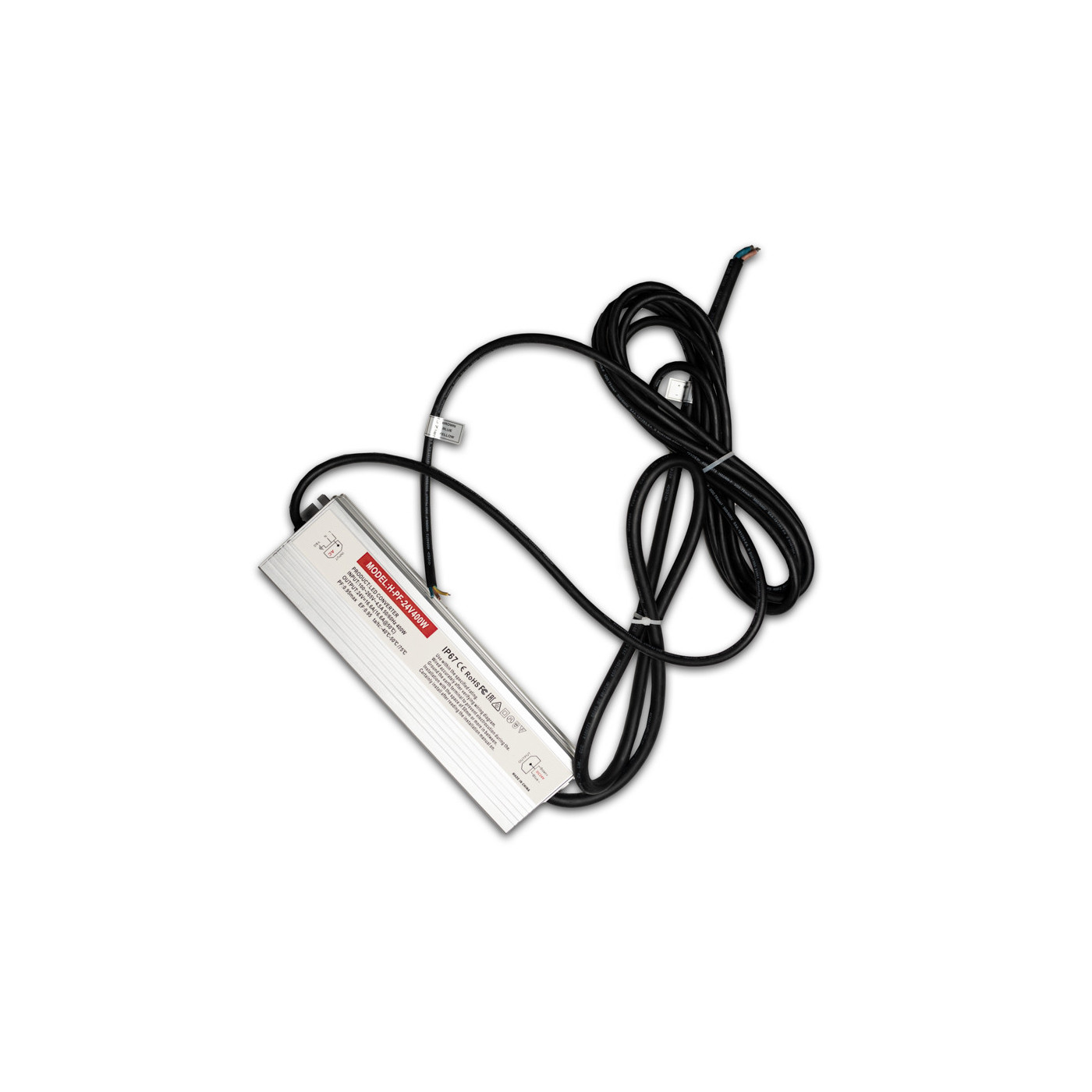 Wizualizacja zamontowanego zestawu do sterowania oświetleniem LED w pergoli