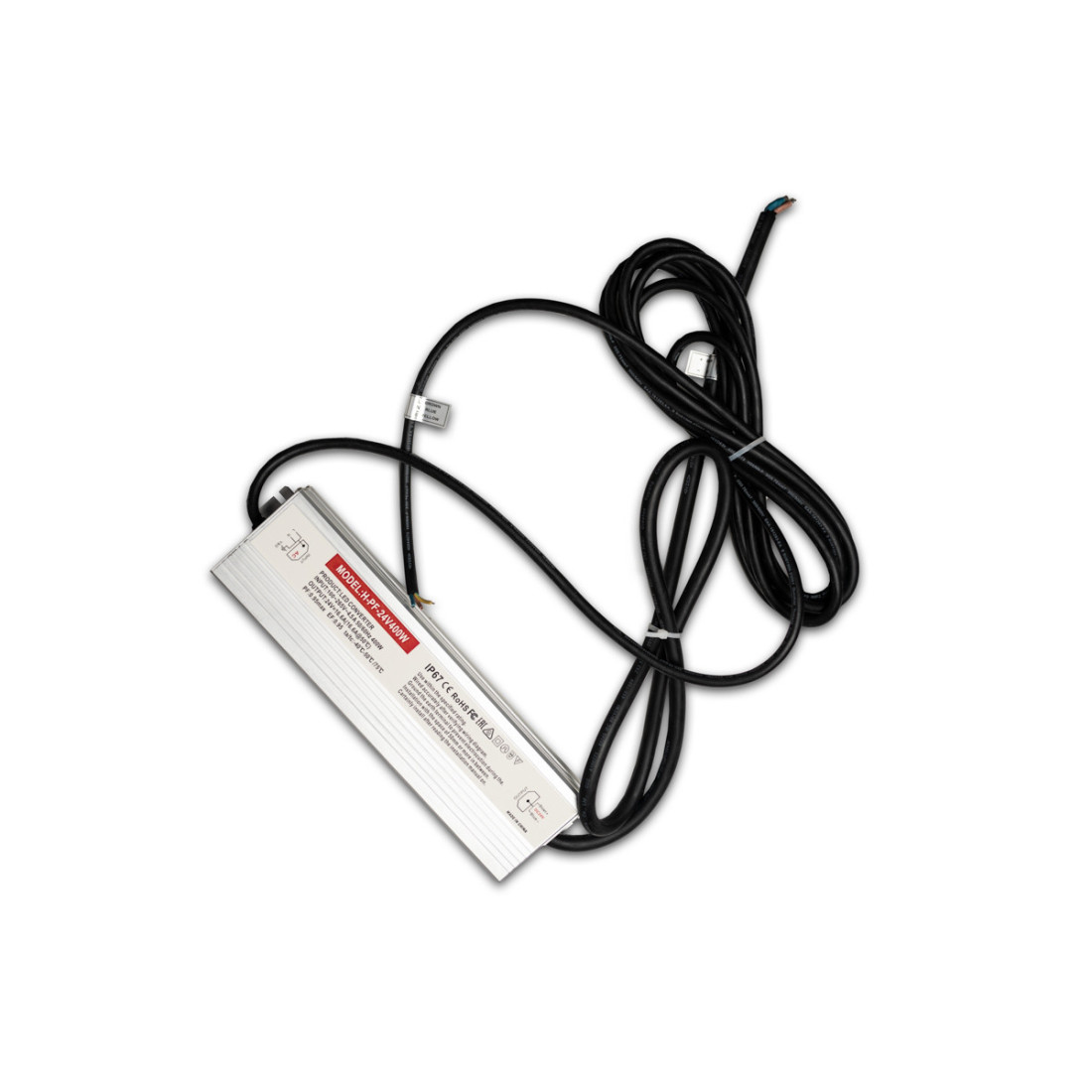 Wizualizacja zamontowanego zestawu do sterowania oświetleniem LED w pergoli