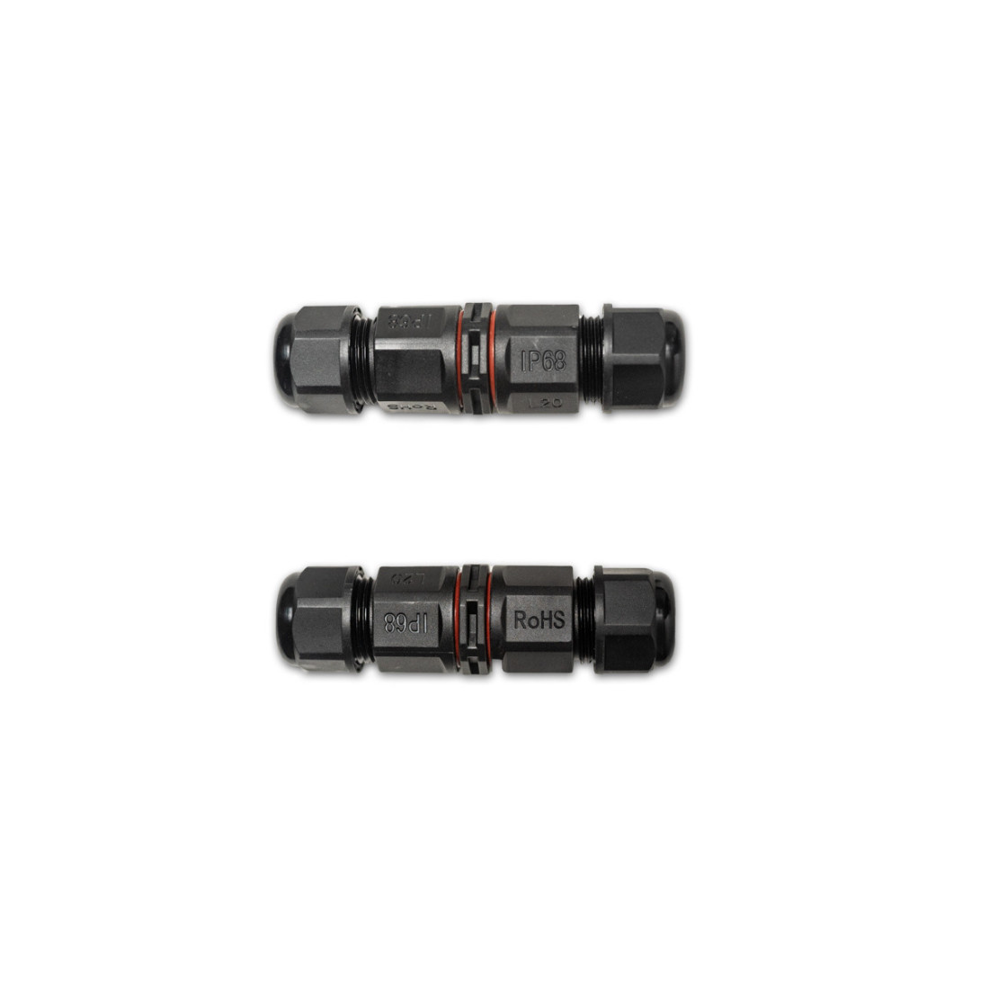 Konwerter z kablami z zestawu do sterowania oświetleniem LED w pergoli