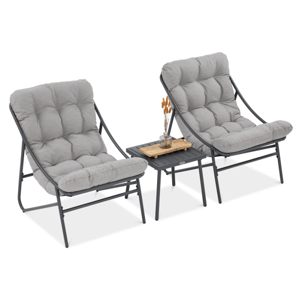 Komplet mebli ogrodowych Casper Light Grey