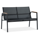 MANGO CAFFE Black - sofa ogrodowa