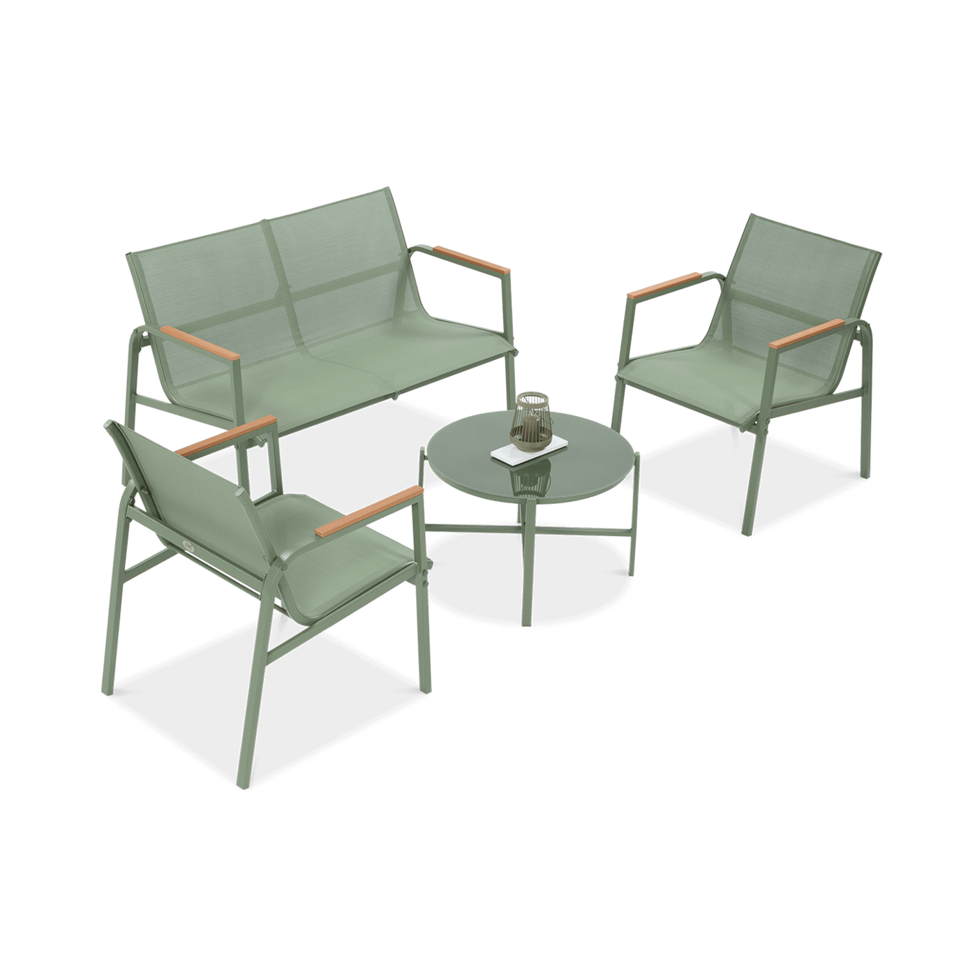 Zielone meble tarasowe MANGO CAFFE Green