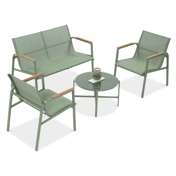 Zielone meble tarasowe MANGO CAFFE Green