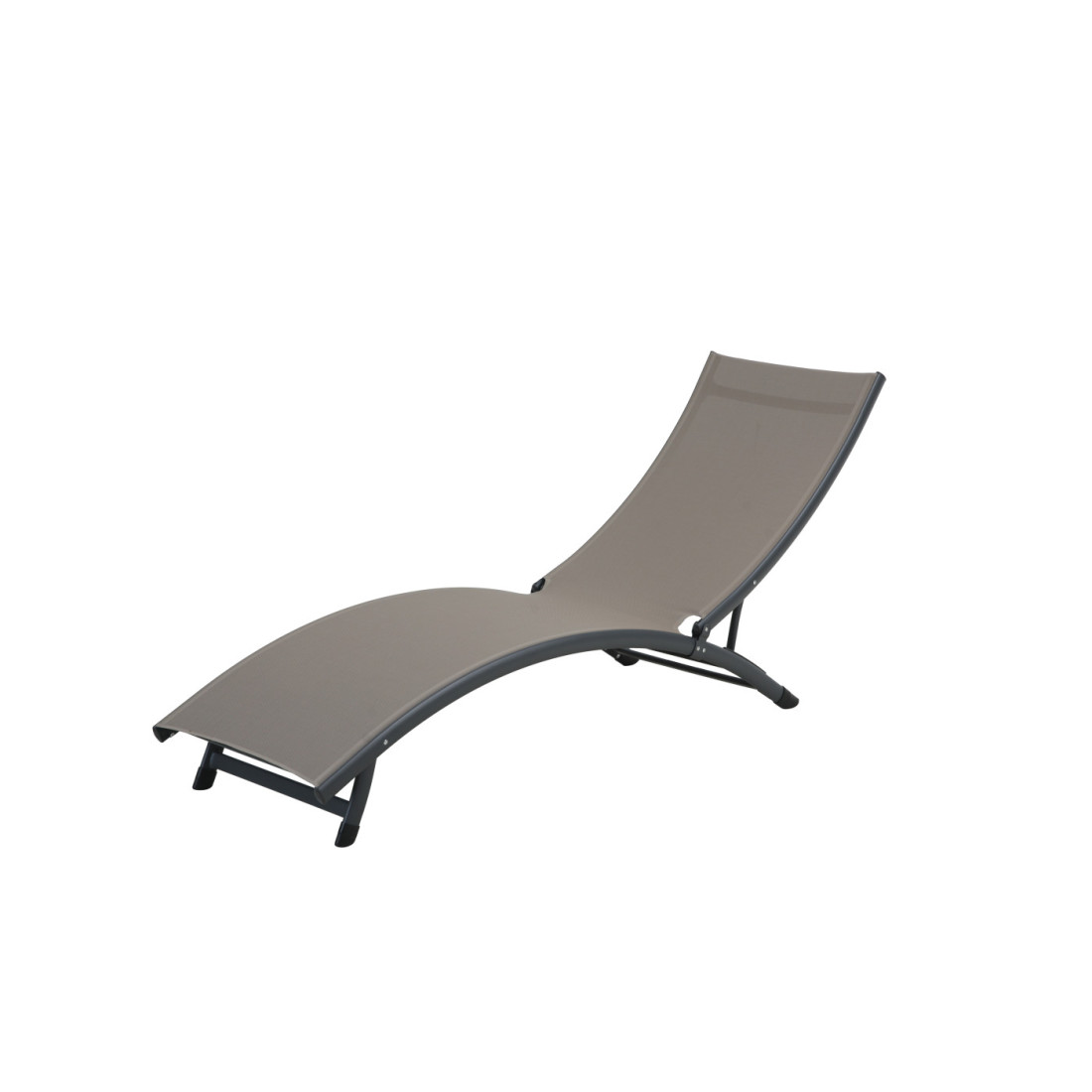 Leżak ogrodowy Star Taupe