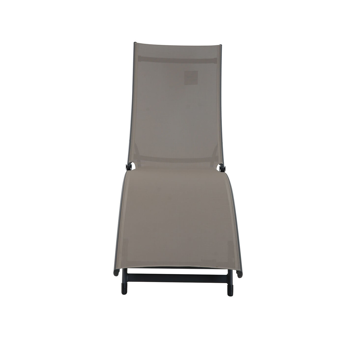 Brązowy leżak Star przód