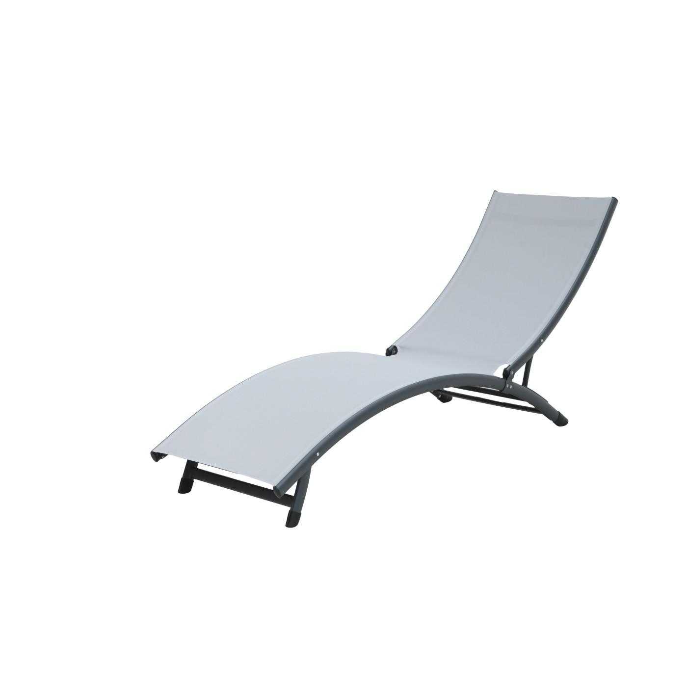 Leżak ogrodowy Star Light Grey
