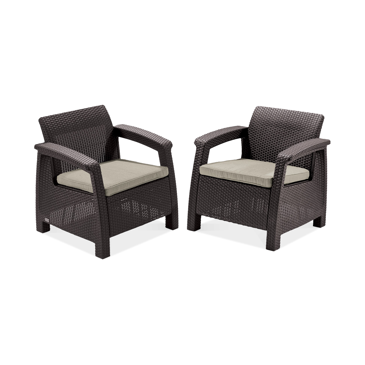 Zestaw mebli CORFU DUO Brown do ogrodu