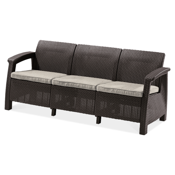 Sofa ogrodowa CORFU LOVE SEAT MAX Brown