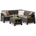 CORFU RELAX CORNER SOFA BROWN