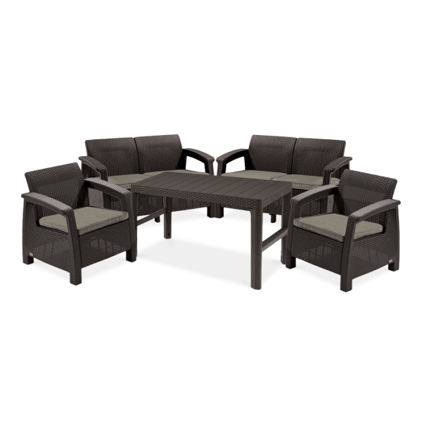 CORFU FIESTA/LYON ZESTAW BROWN