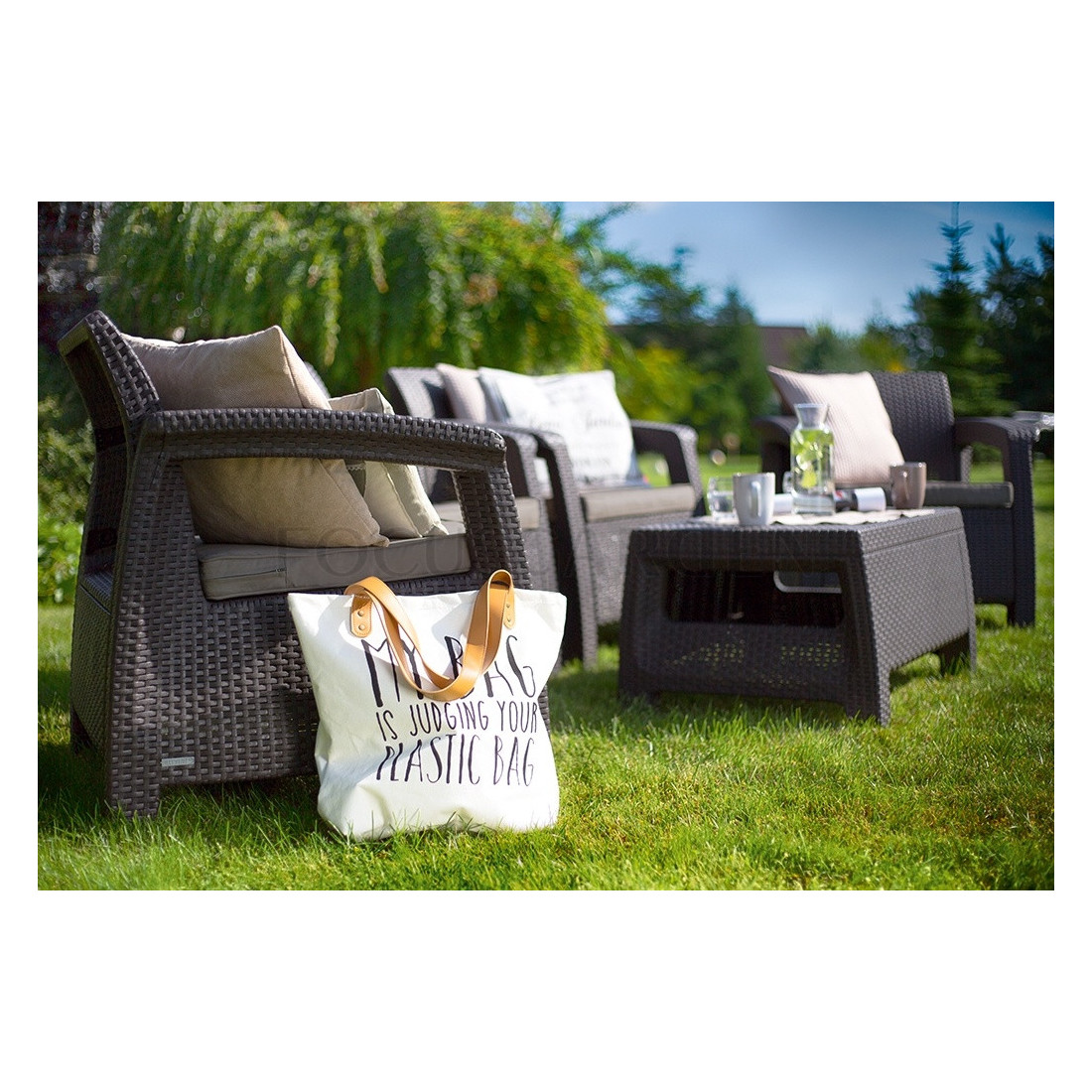 CORFU QUATTRO BROWN SET