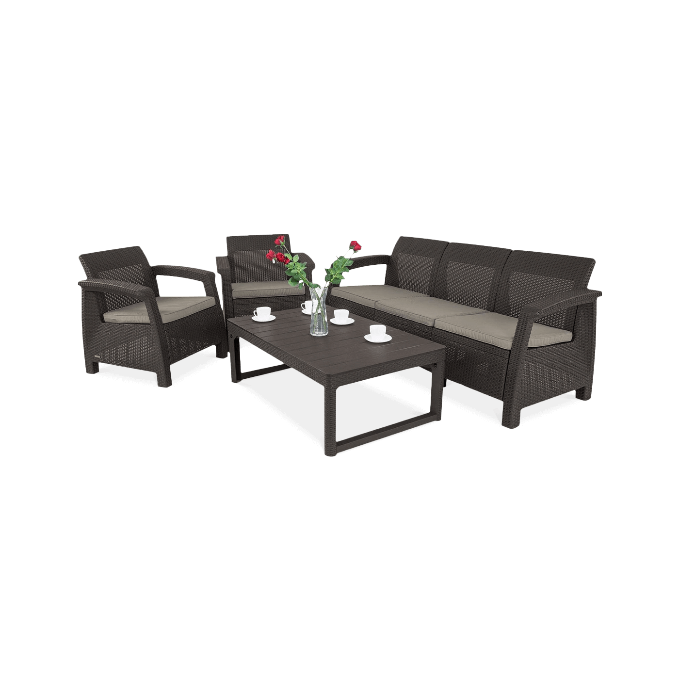 CORFU MAX 3 BROWN SET